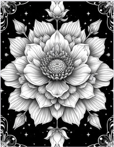 Sacred Flower Coloring Book