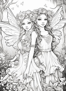 Fairies Coloring Book