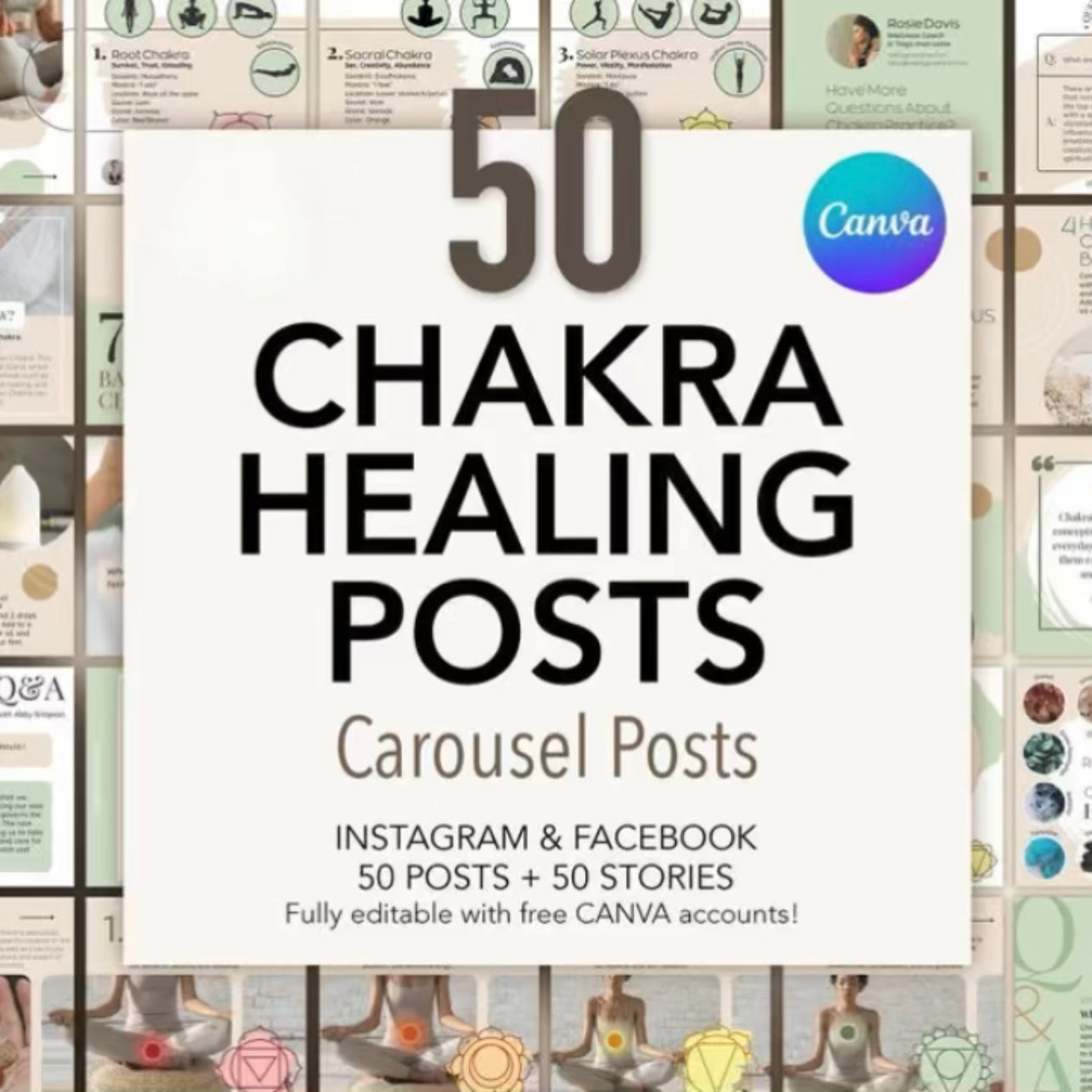 50 Chakra Healing Post