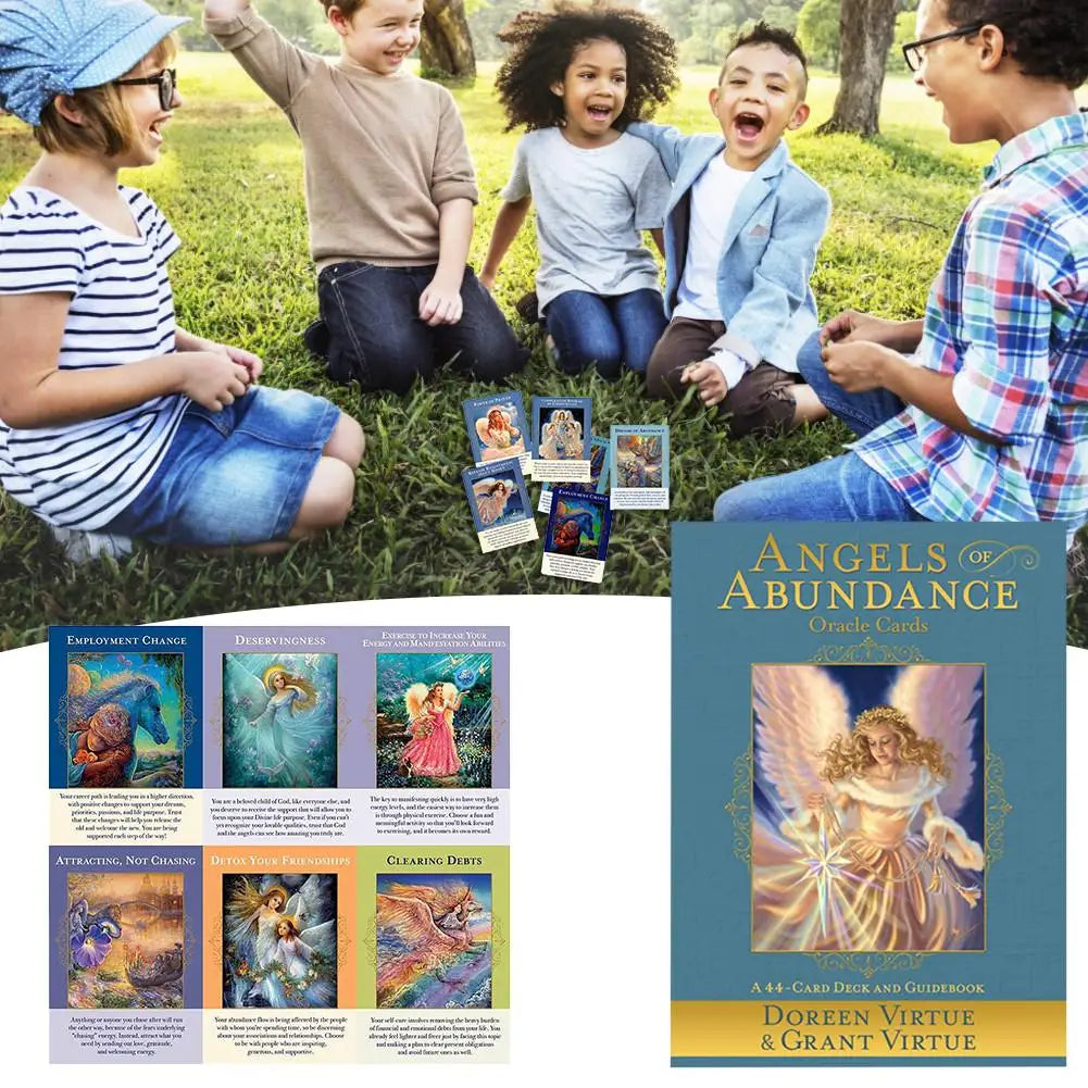 Angels Of Abundance Oracle Cards (PDF Guidebook Included)