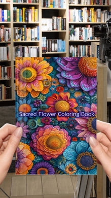 Sacred Flower Coloring Book