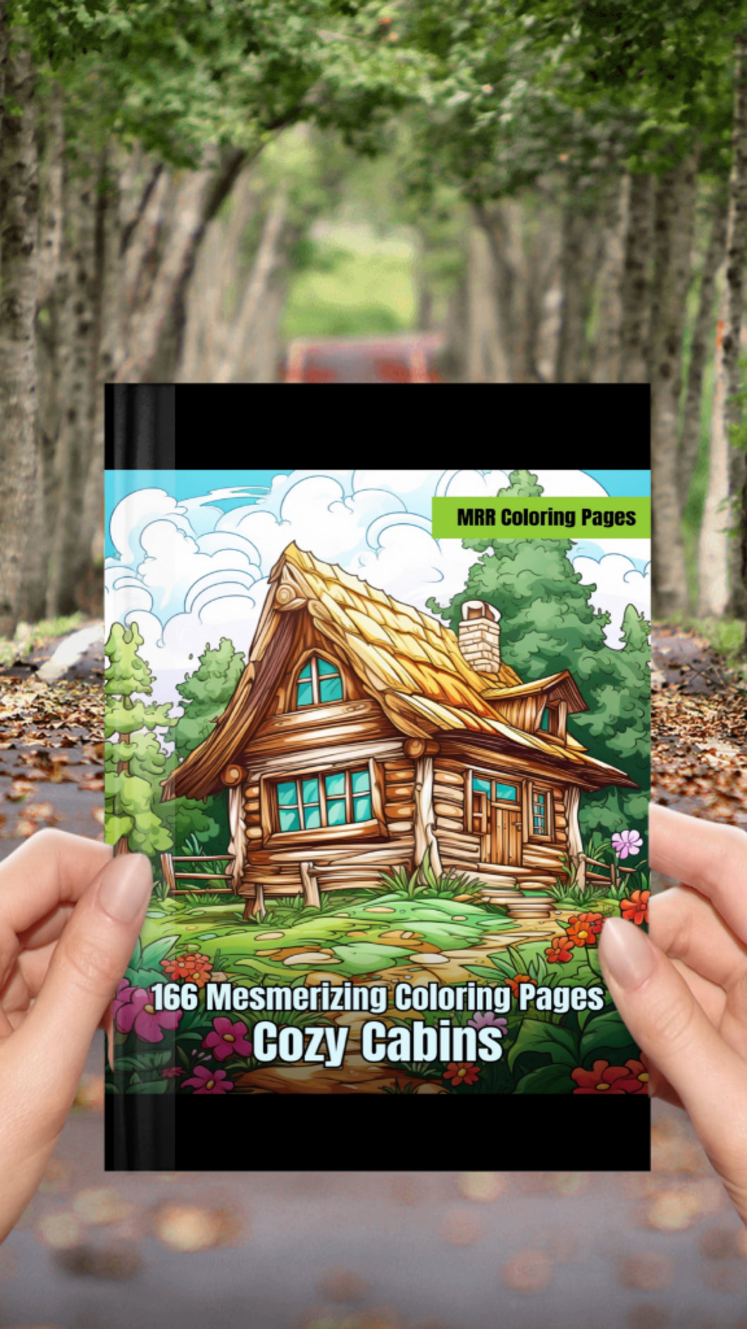 Cozy Cabin Coloring Book