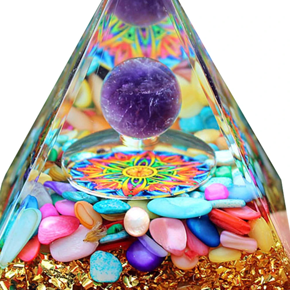 Pyramid Orgone Healing Crystals Energy Generator (20+ designs)