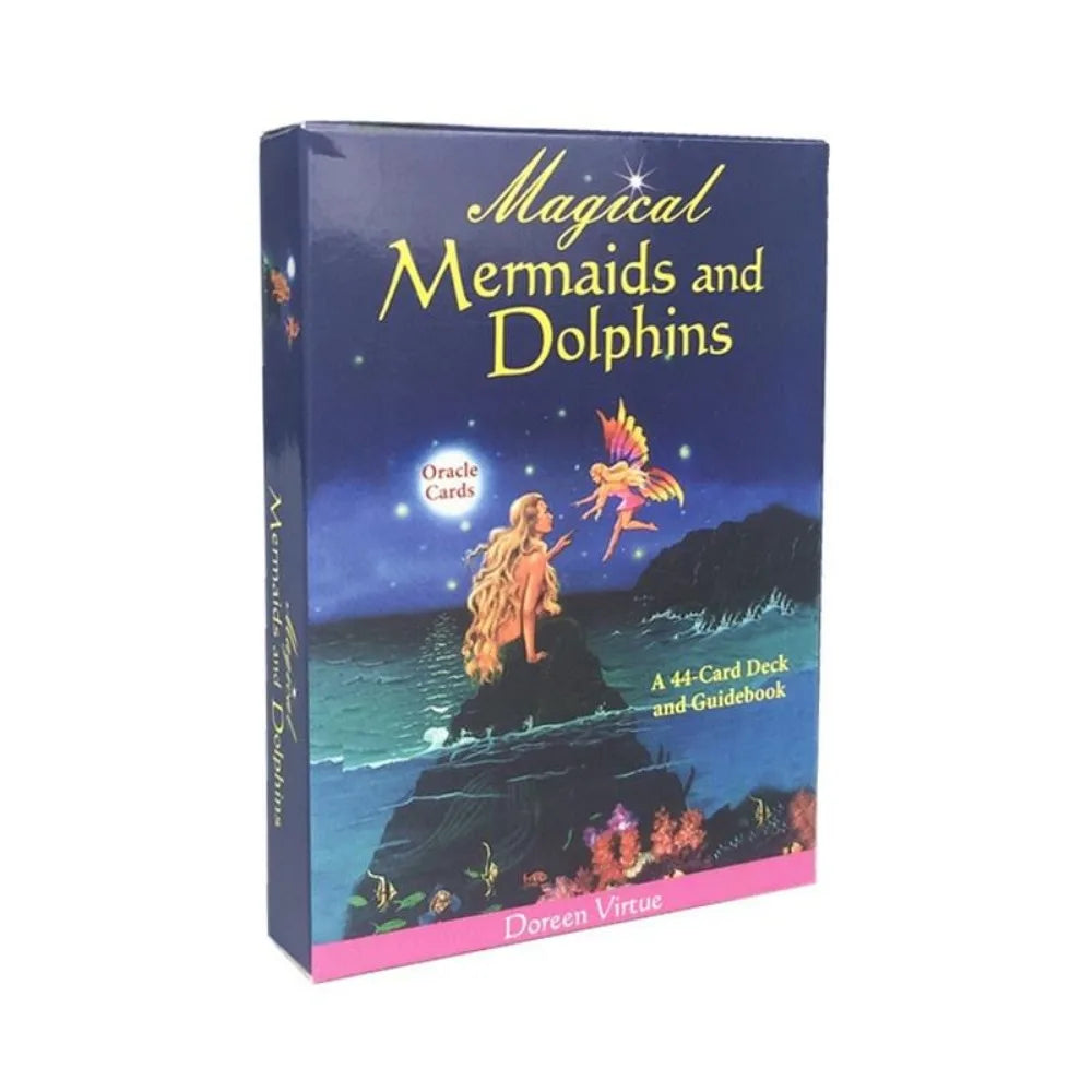 Magical Mermaid and Dolphin Cards: A 44-Card Deck (PDF Guidebook Included)