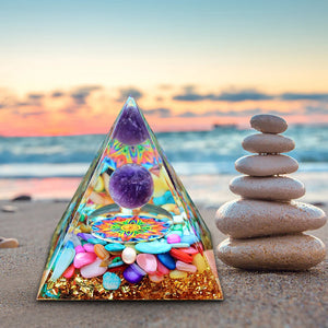 Pyramid Orgone Healing Crystals Energy Generator (20+ designs)