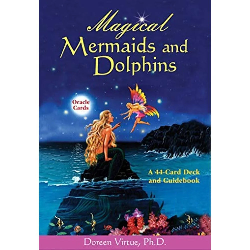 Magical Mermaid and Dolphin Cards: A 44-Card Deck (PDF Guidebook Included)