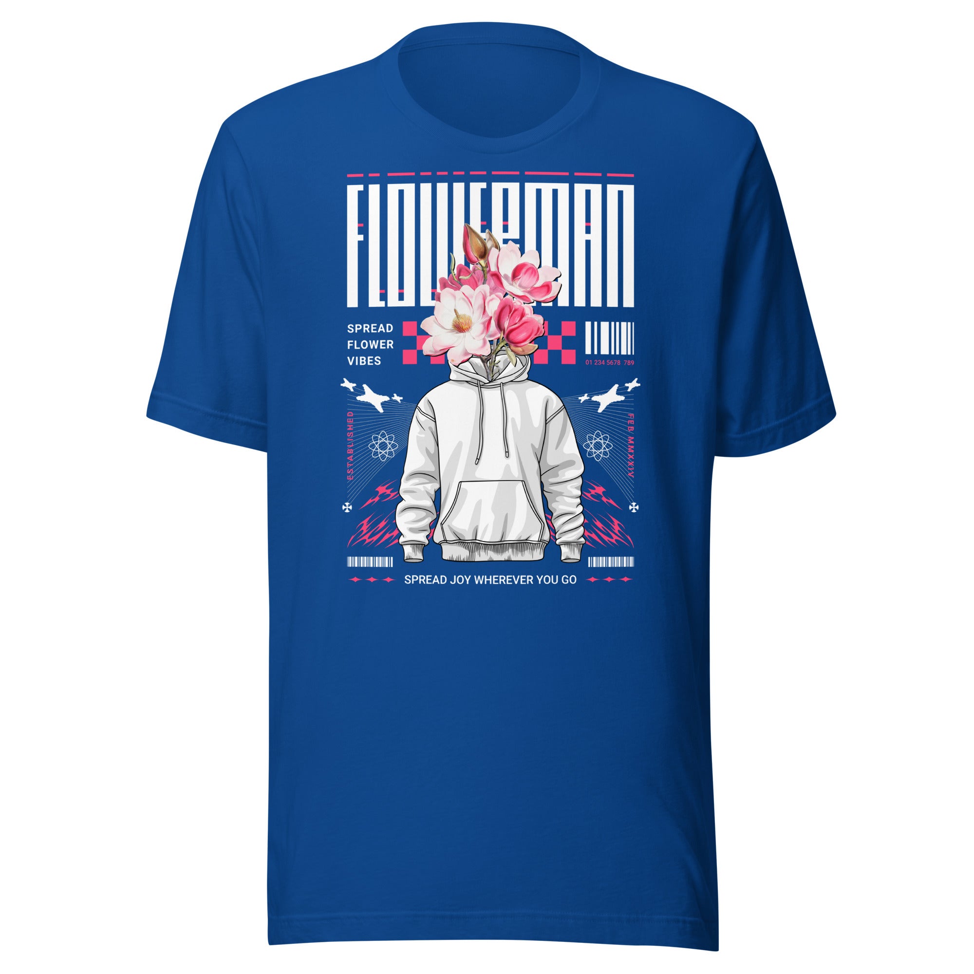 Flower Man Unisex t-shirt