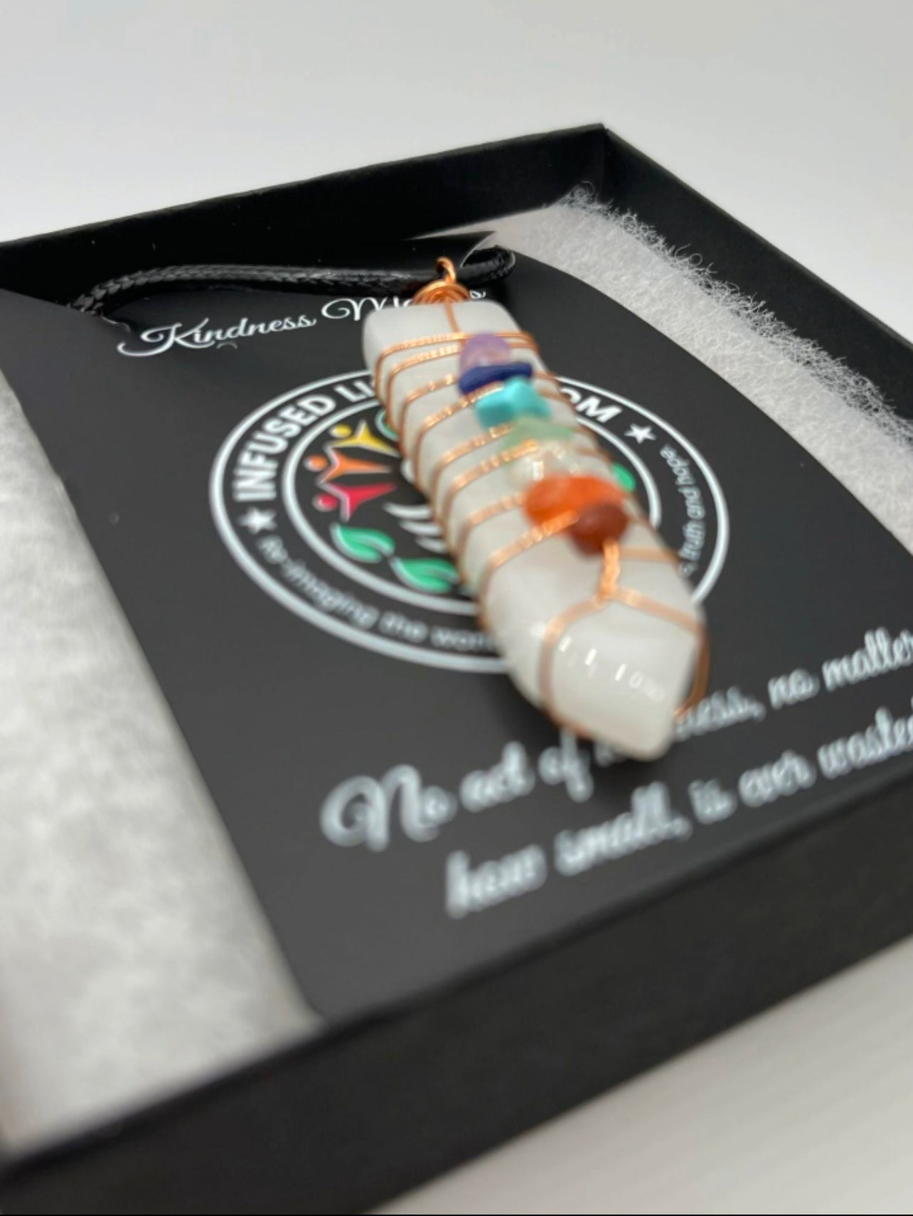 Chakra Quartz Necklace