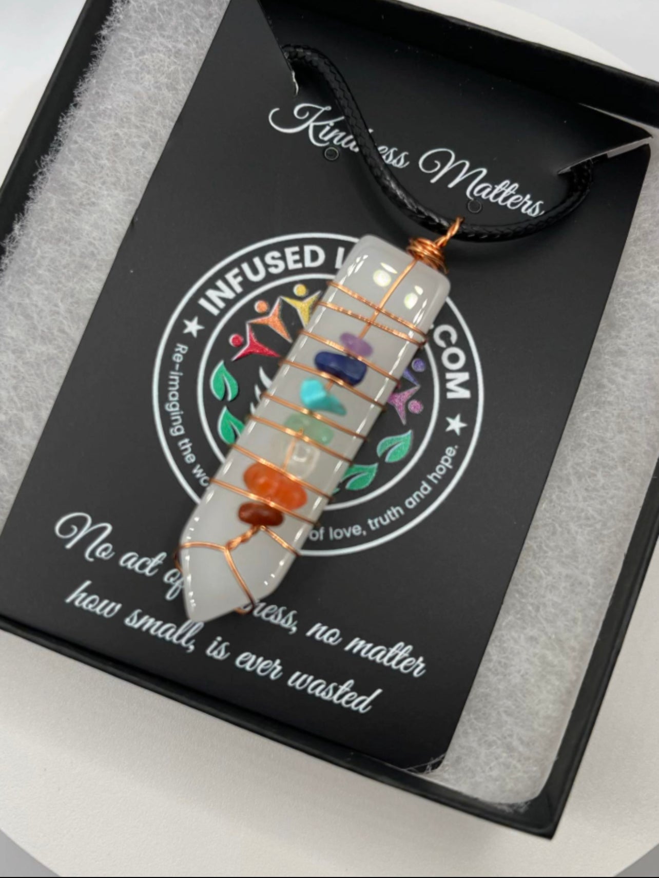 Chakra Quartz Necklace